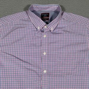UNTUCKit Shirt Mens Large Plaid Monroeville Two Ply Cotton Button Down Preppy